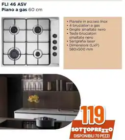 Expert DeLonghi FLI 46 ASV Piano a gas offerta