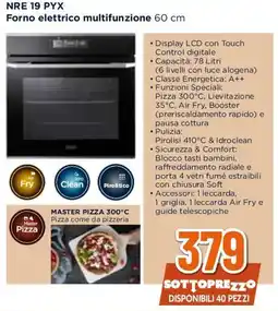 Expert Forno elettrico multifunzione 60 cm offerta
