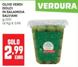 Panorama Olive verdi dolci in salamoia Salviani offerta