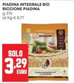 Panorama Piadina integrale bio Riccione Piadina offerta