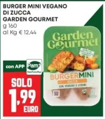 Burger mini vegano di zucca Garden Gourmet