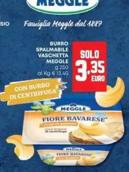 Panorama Burro spalmabile vaschetta Meggle offerta