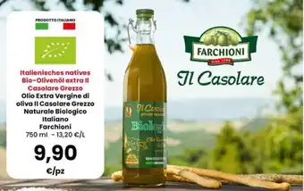 Olio Extra Vergine di oliva Il Casolare Grezzo Naturale Biologico Italiano Farchioni