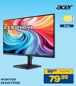 Euronics Bruno Acer monitor EK241YPOBI offerta