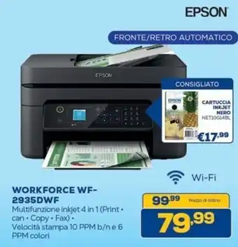Euronics Bruno Epson Workforce WF-2935DWF offerta