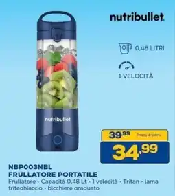 Euronics Bruno Nutribullet frullatore portatile offerta