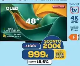 Euronics Tufano OLED 48" offerta