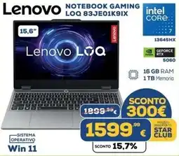 Euronics Tufano Lenovo Notebook Gaming LOQ offerta
