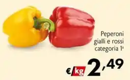 Maxi Supermercati Peperoni gialli e rossi categoria 1ª offerta