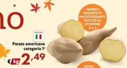 Maxi Supermercati Patate americane categoria 1ª offerta