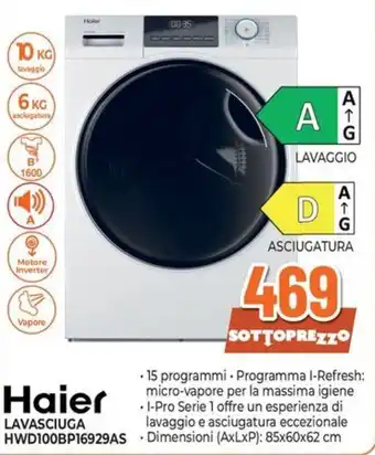Haier lavasciuga