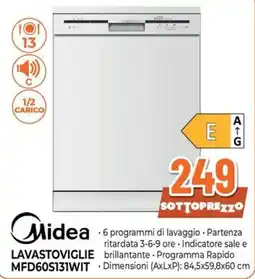 Extracoop Lavastoviglie Midea MFD60S131WIT offerta
