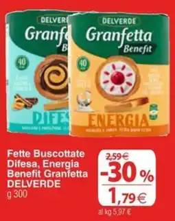 Docks Cash&Carry Fette Buscotate Difesa, Energia Benefit Granfetta DELVERDE offerta