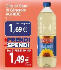 Docks Cash&Carry Olio di Semi di Girasole AGRIDE offerta