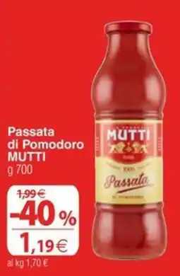 Docks Cash&Carry Passata di Pomodoro Mutti offerta