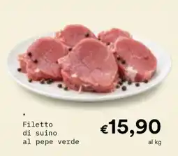 Borello Supermercati Filetto di suino al pepe verde offerta