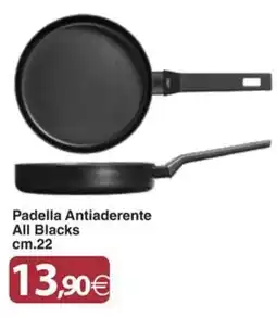 Docks Cash&Carry Padella Antiaderente All Blacks offerta