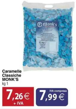 Docks Cash&Carry Caramelle Classiche Monk's offerta