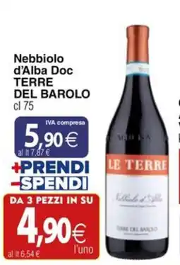 Docks Cash&Carry Nebbiolo d'Alba Doc Terre del Barolo offerta