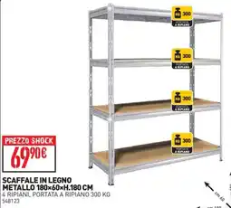 Ottimax Scaffale in legno metallo offerta