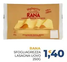 Moderna Rana sfogliagrezza lasagna uovo offerta