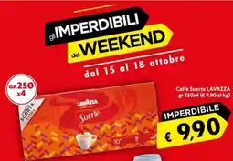 Eurospesa Caffè Suerte LAVAZZA offerta