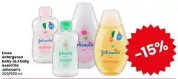 Interspar Linea detergenza baby J&J baby assortita Johnson's offerta