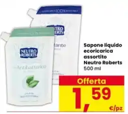 Interspar Sapone liquido ecoricarica assortito Neutro Roberts offerta
