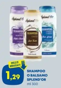 Panorama TiBi Shampoo o balsamo Splend'Or offerta