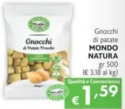SuperW Gnocchi di patate MONDO NATURA offerta