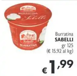 SuperW Burattina Sabelli offerta