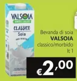 SuperW Beveranda di soia VALSOIA classico offerta