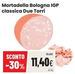 Coop Trentino Mortadella Bologna IGP classica Due Torri offerta