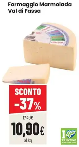 Coop Trentino Formaggio Marmolada Val di Fassa offerta