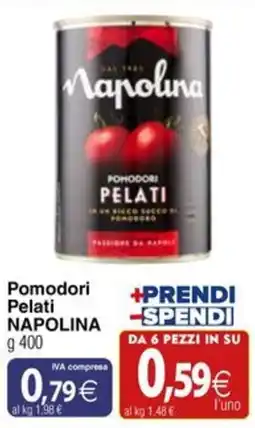 Docks Cash&Carry Pomodori Pelati Napolina offerta