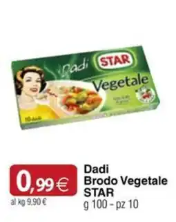 Docks Cash&Carry Dadi Brodo Vegetale STAR offerta