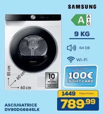 Samsung asciugatrice