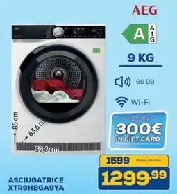Euronics Bruno Asciugatrice AEG offerta
