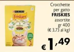 Eurospesa Crocchette per gatto Friskies assortite offerta