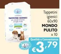 Eurospesa Tappetini igienici Mondo Pulito offerta