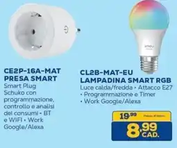 Euronics Bruno Lampadina smart rgb imou offerta