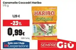 Coop Trentino Caramelle Coccodrì Haribo offerta