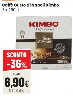 Coop Trentino Caffè Gusto di Napoli Kimbo offerta