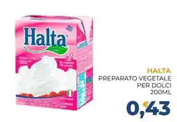 Moderna Halta preparato vegetale per dolci offerta