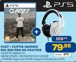 Euronics Bruno FC27 + cuffie gaming Rig 300 Pro HS PS4/PS5 offerta