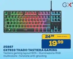 Euronics Bruno GXT833 Thado tastiera gaming offerta