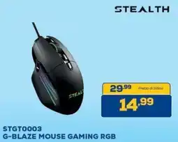 Euronics Bruno Stealth G-Blaze Mouse Gaming RGB offerta