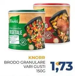 Moderna Knorr brodo granulare vari gusti offerta