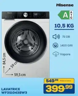 Euronics Bruno Lavatrice Hisense offerta
