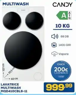 Euronics Bruno Lavatrice Multiwash Candy offerta